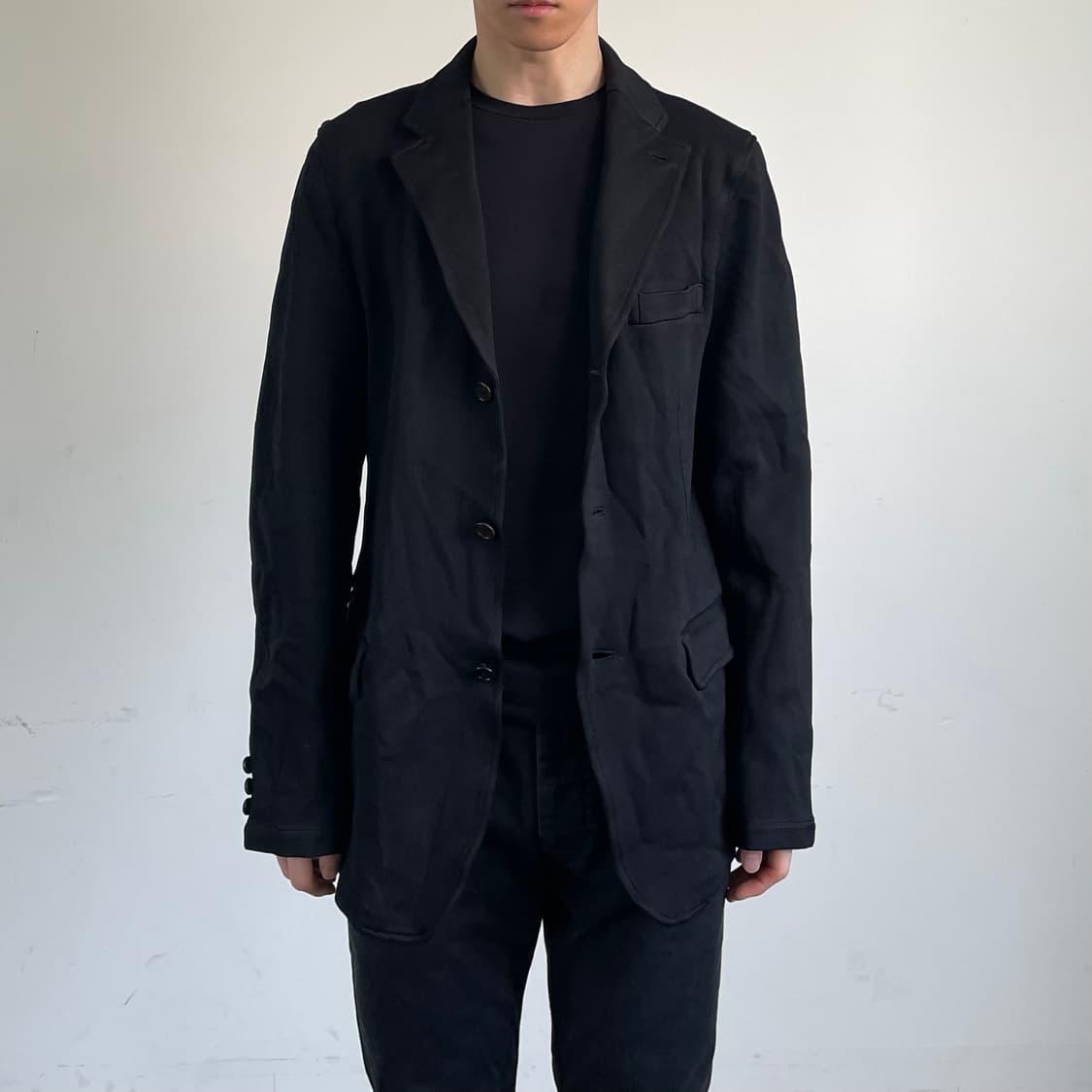 꼼데가르송 옴므 폴리 축융 링클 자켓 상품이미지3