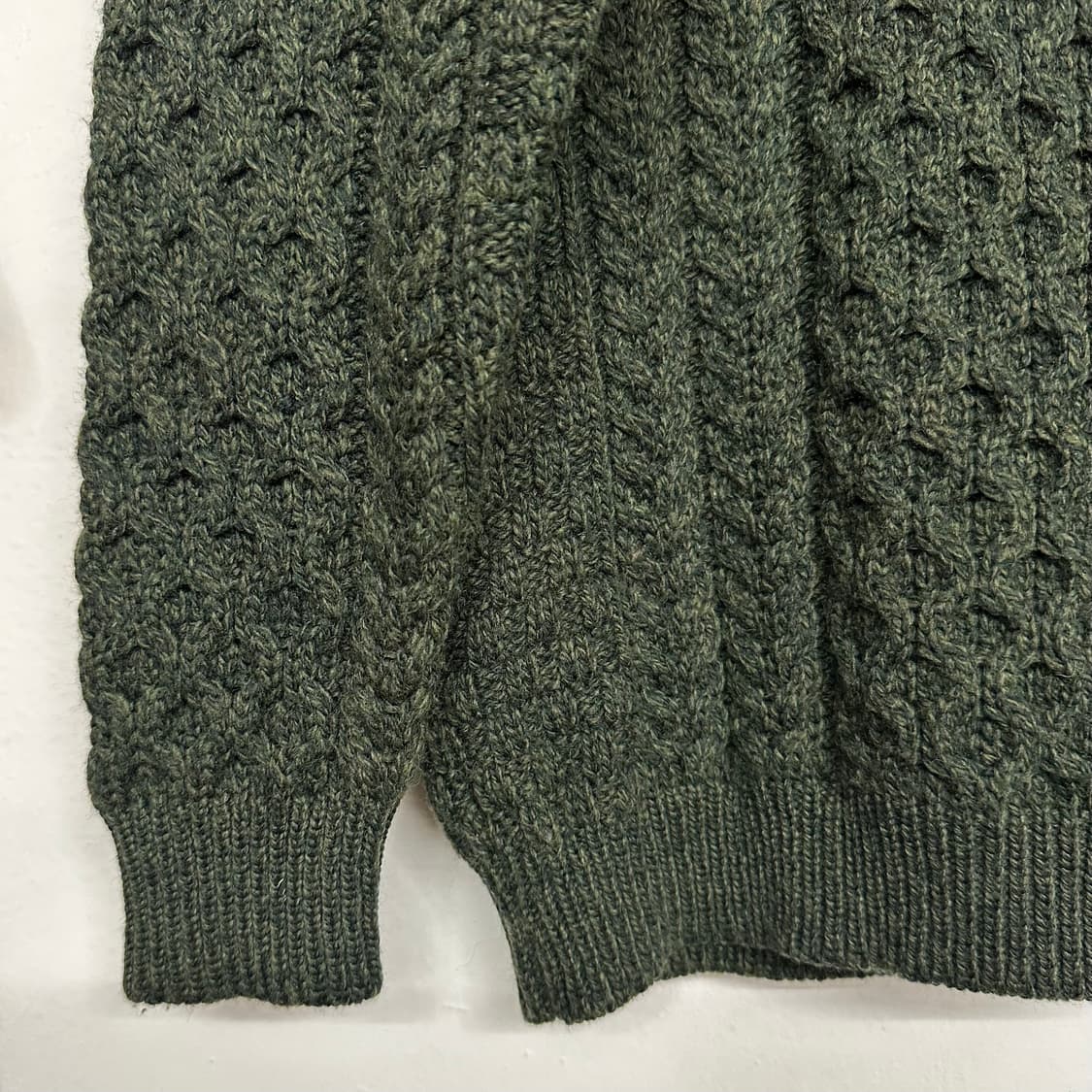 아란 크래프크 피셔맨 울 스웨터 상품이미지4