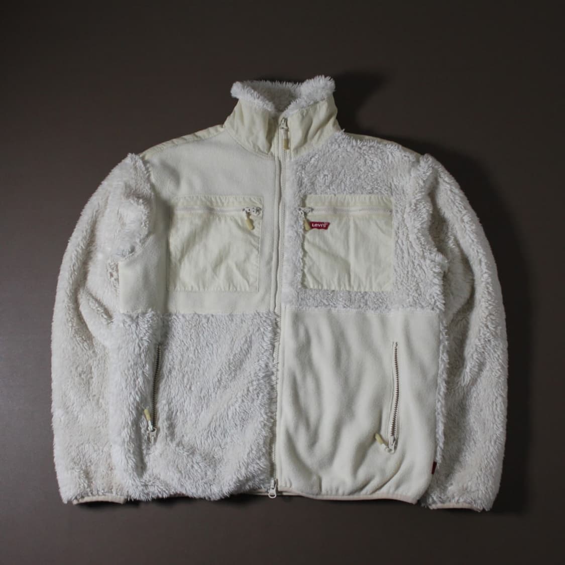 Levi's 리바이스 화이트 플리스 자켓 상품이미지2