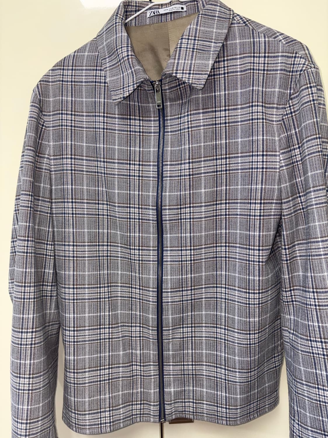 자라 체크자켓 상품이미지1