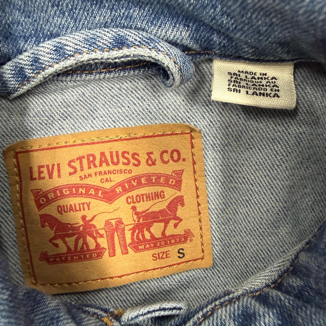 (우먼즈S)리바이스 Levis 데님 트러커자켓 상품이미지2