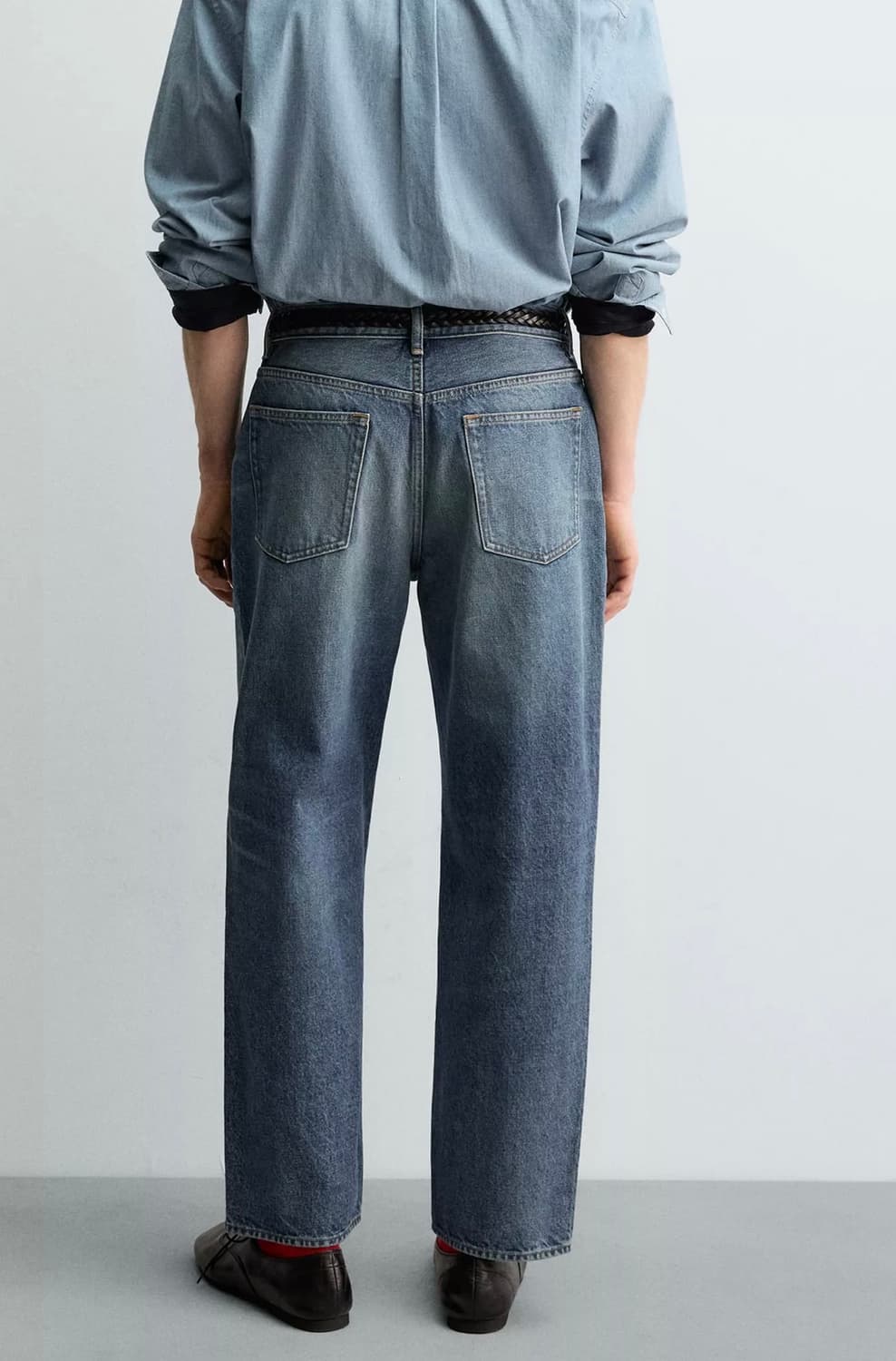 [34] 자라 아론 리바인 릴랙스드 진 데님 MEDIUM BLUE 상품이미지7