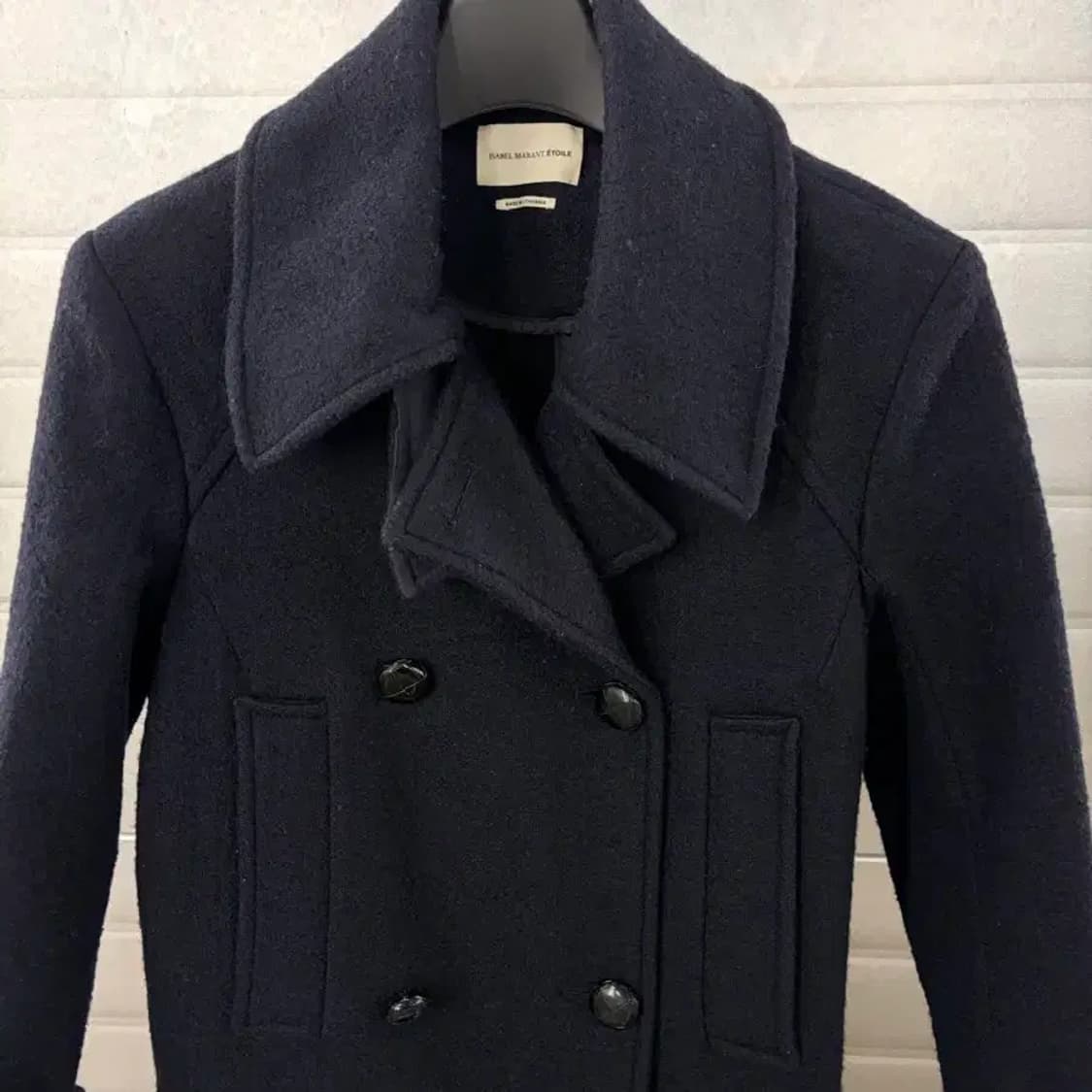 Isabel Marant Etoile 네이비 더블 코트 34 상품이미지3