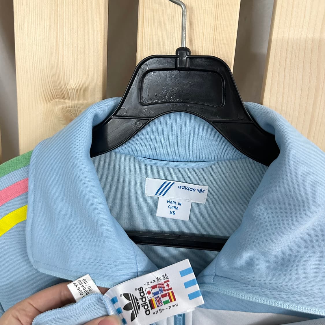 (XS) 아디다스 부에노스 아이레스 스카이블루 트랙탑 져지 상품이미지4