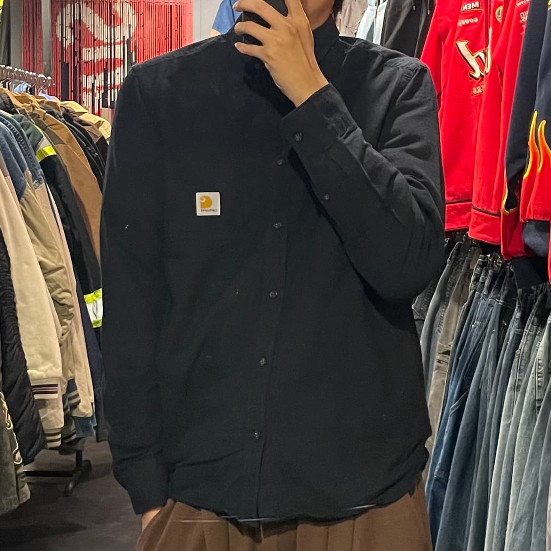 [IM] carhartt 칼하트 블랙 긴팔셔츠 상품이미지4