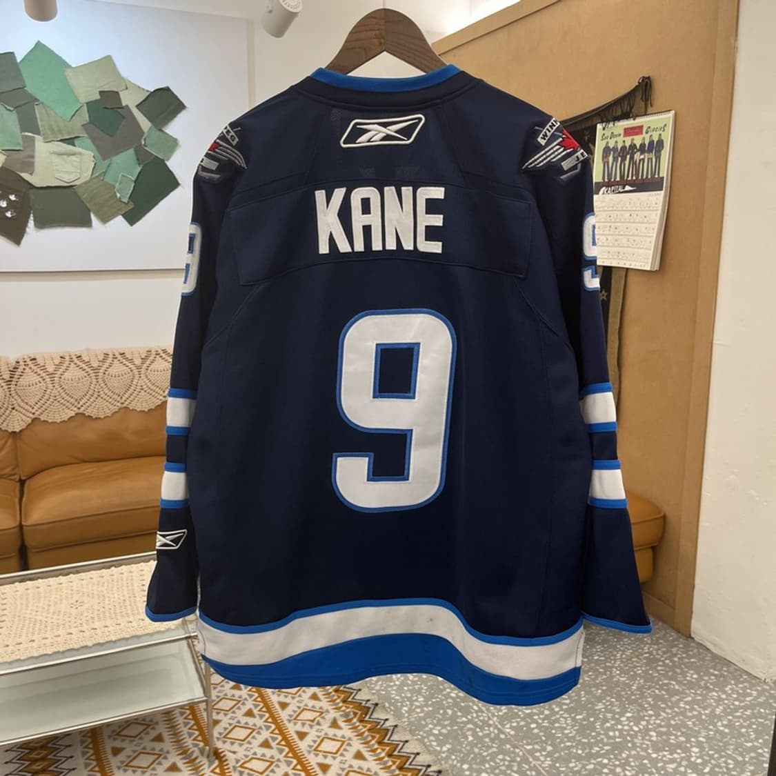 리복 NHL위니펙 제츠 블록코어 하키 유니폼 롱슬리브 L C10863 상품이미지4