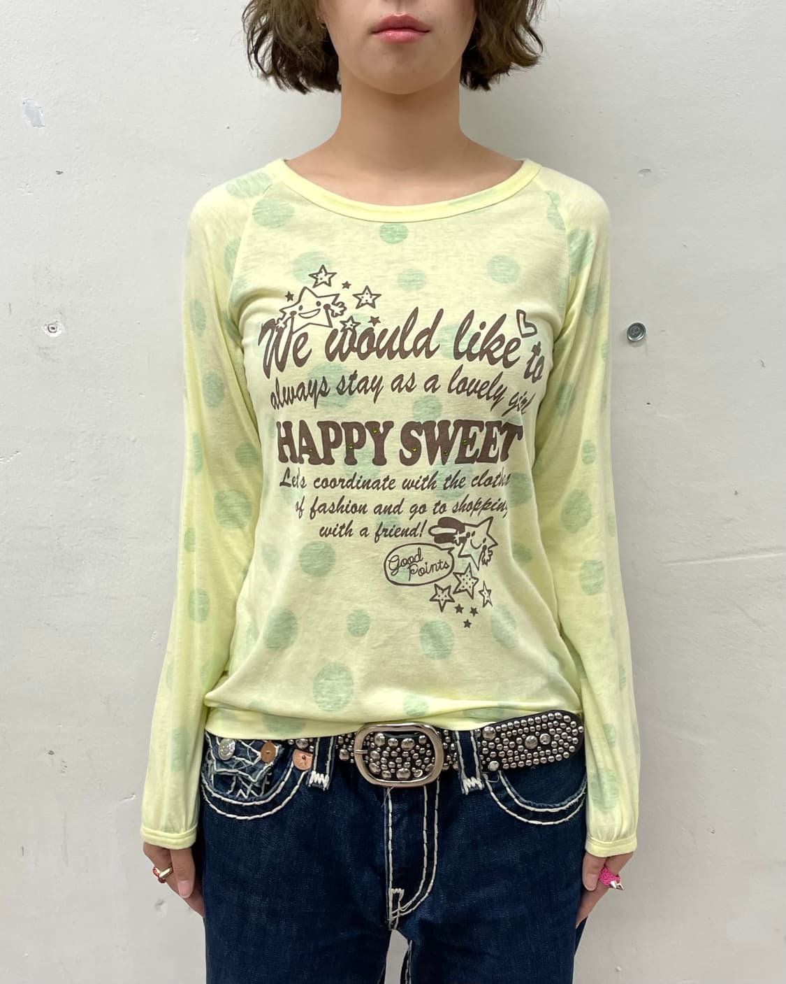 Green Dot Cutie Long Sleeve 상품이미지2