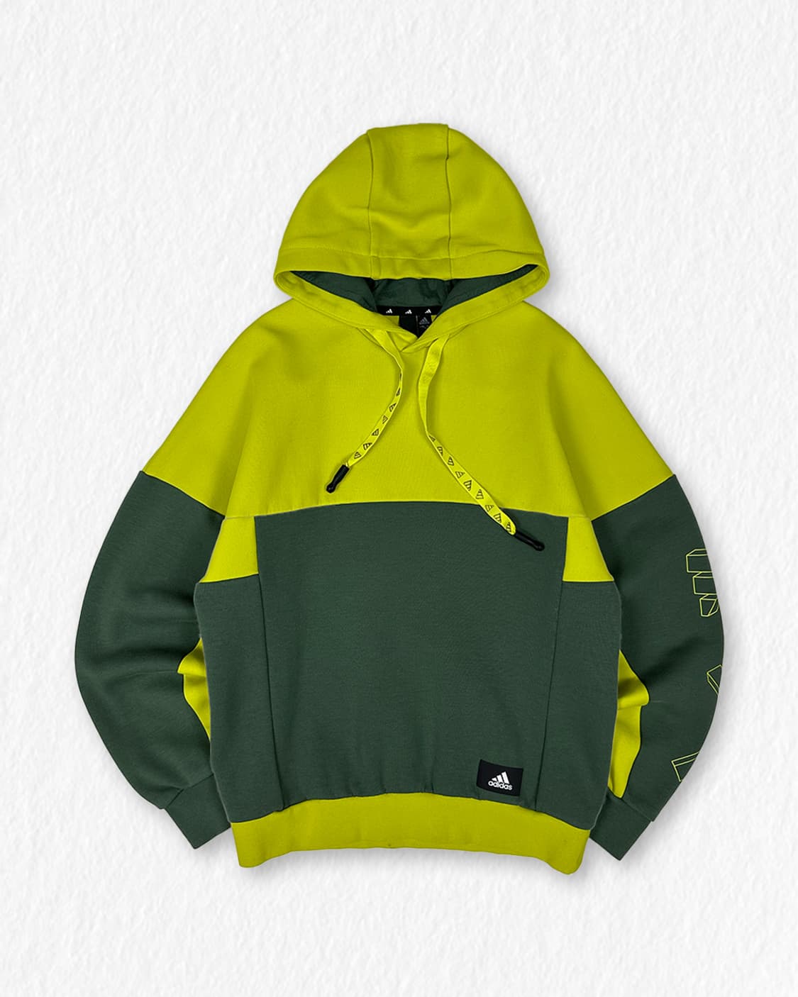 아디다스 절개 후드 형광 상품이미지1