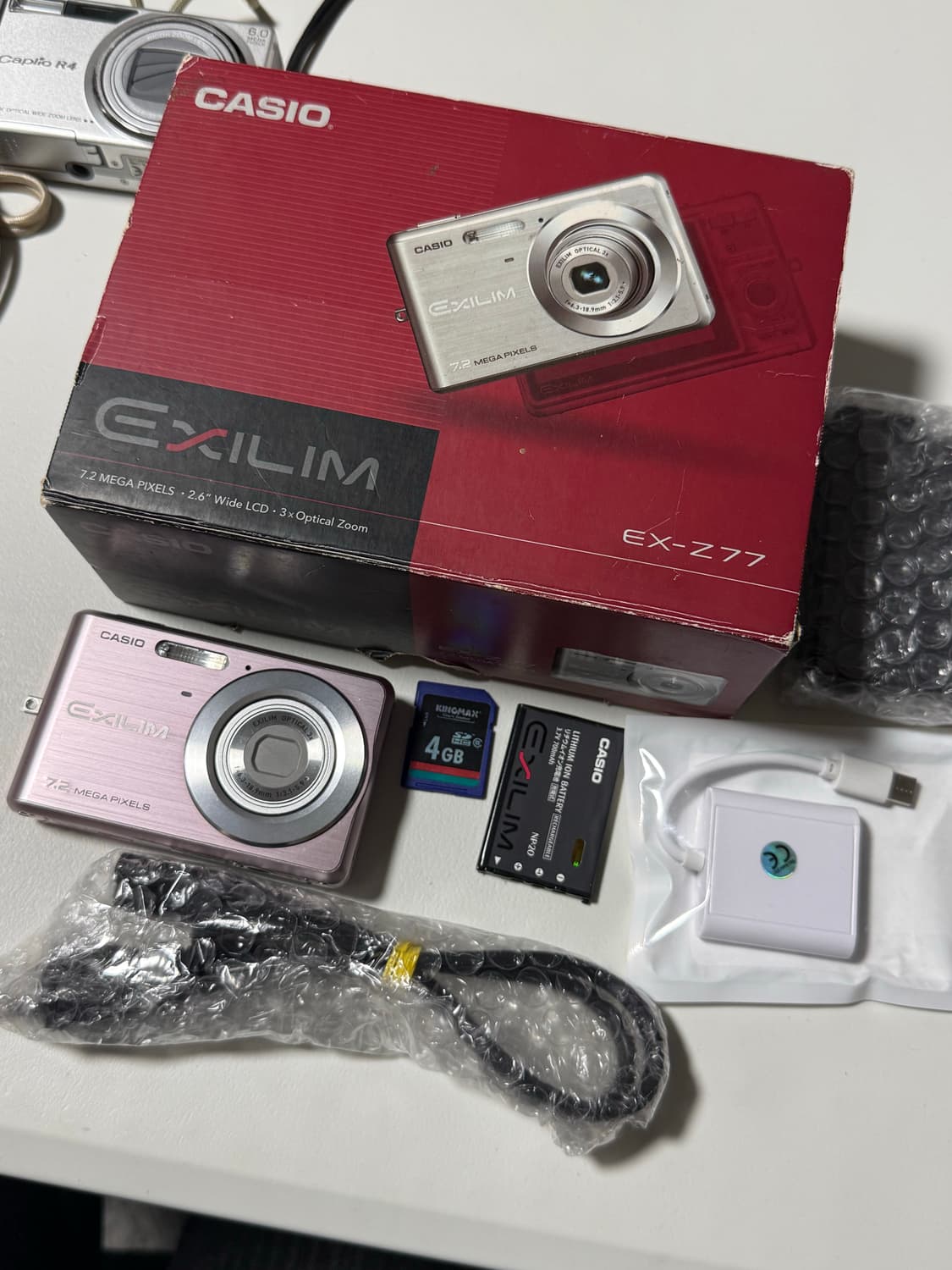 풀박 핑크 빈티지 디카 카시오 엑슬림 Z77 작례o 상품이미지7