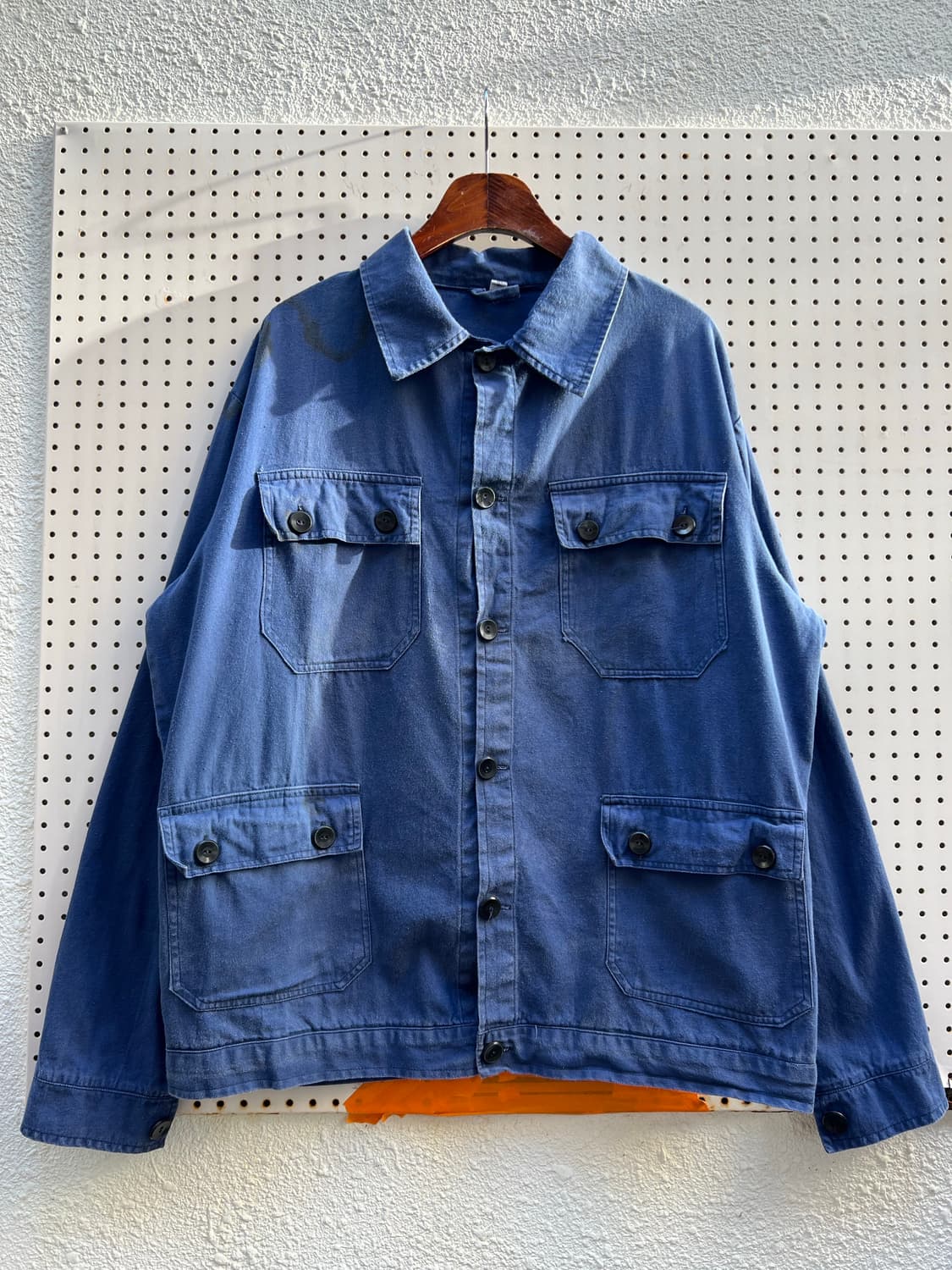 OLD VINTAGE UNIQUE 4 POCKET 빈티지프렌치워크자켓 상품이미지1