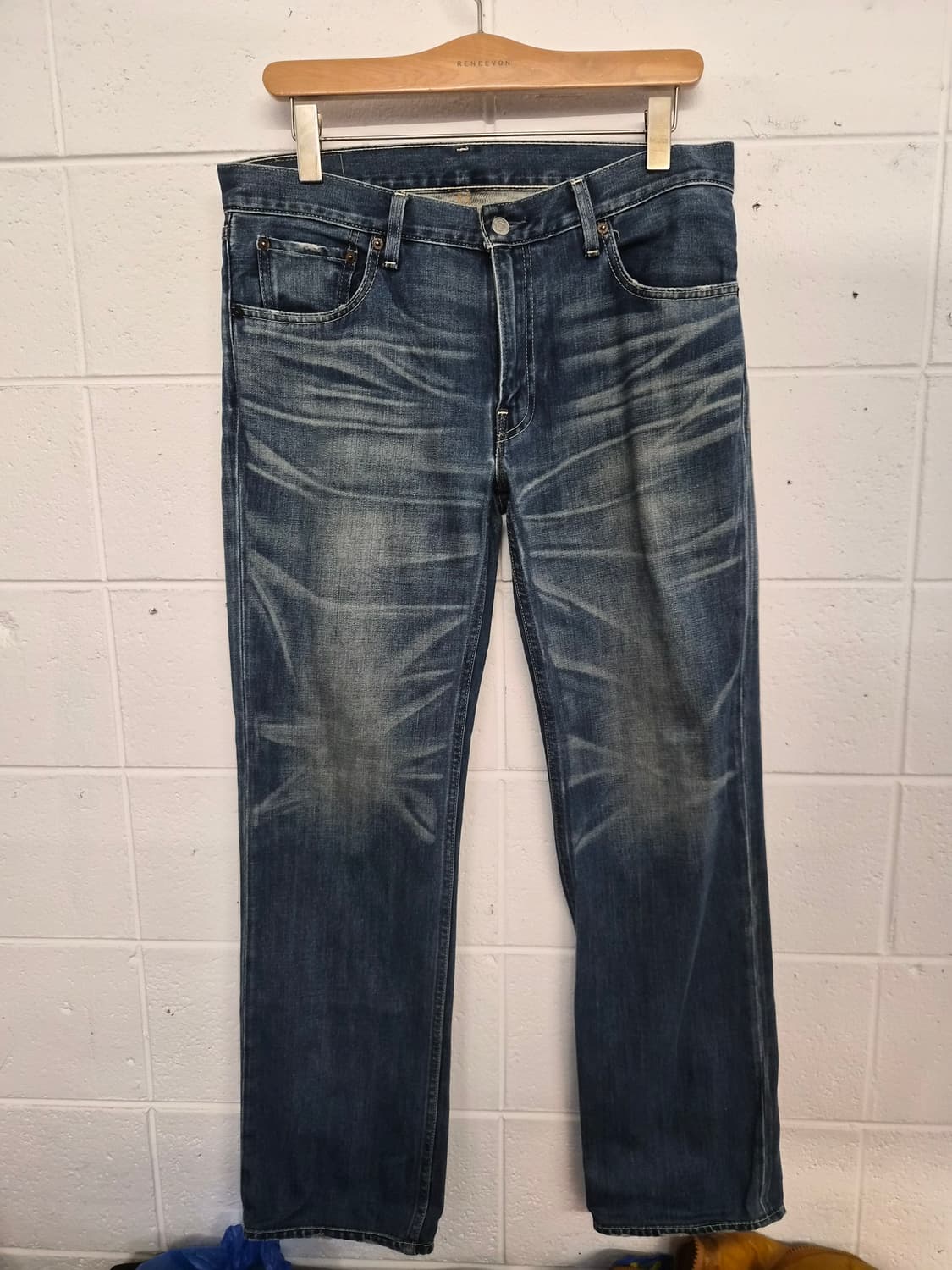 34) 리바이스 502 셀비지 워싱 데님 팝니다 상품이미지1