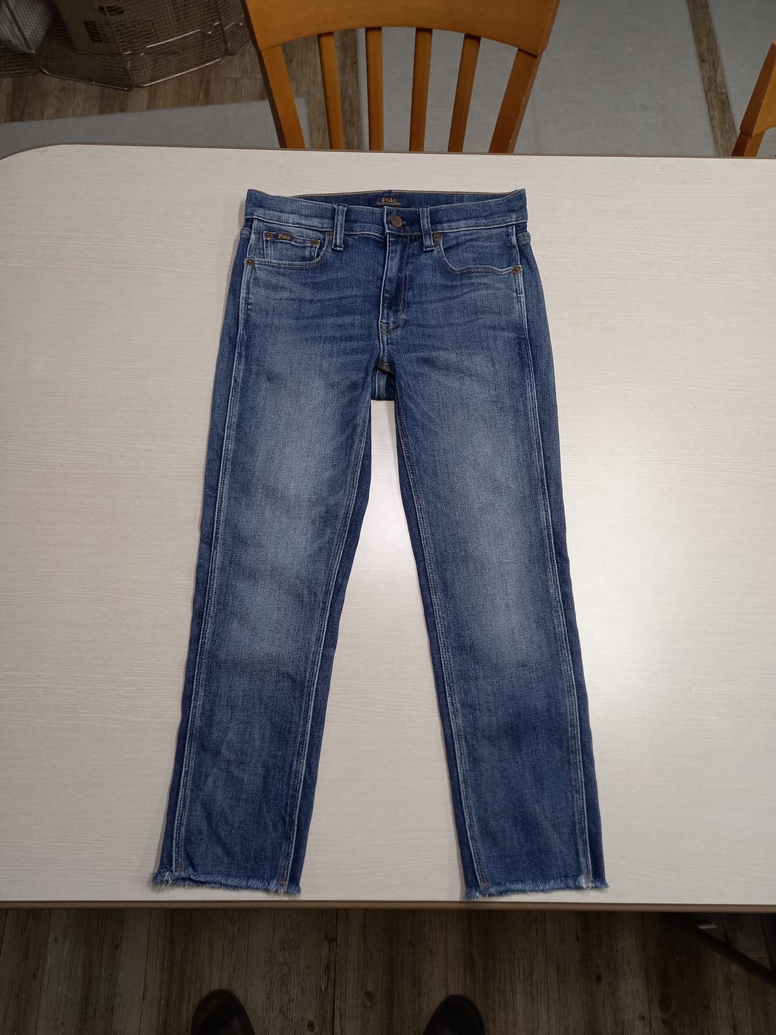 26 POLO RALPH LAUR 워싱 스판 슬림일자진 크롭 26-602 상품이미지1