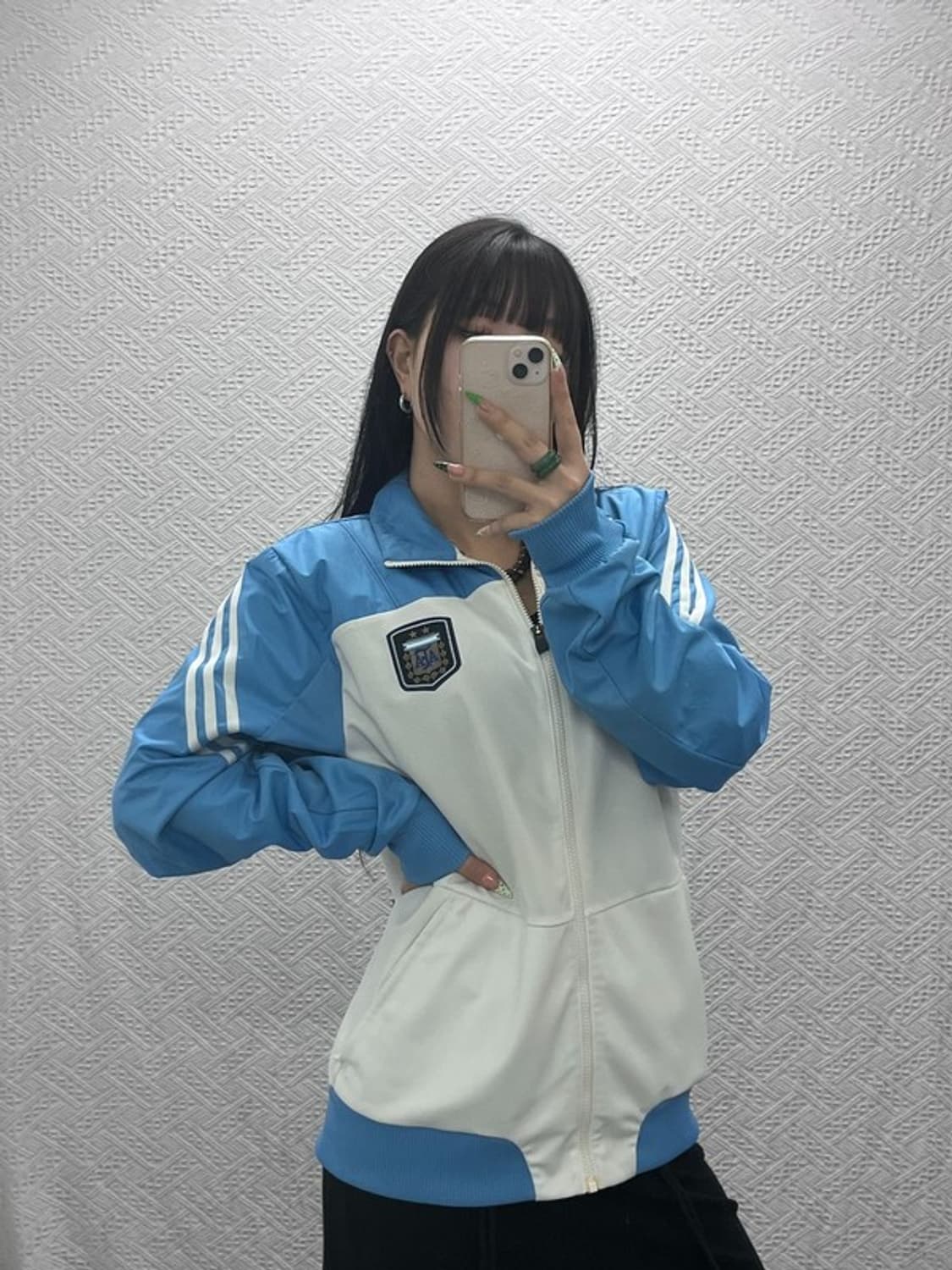 아디다스 11-12 아르헨티나 올드스쿨 져지 집업 105 C09185 상품이미지1