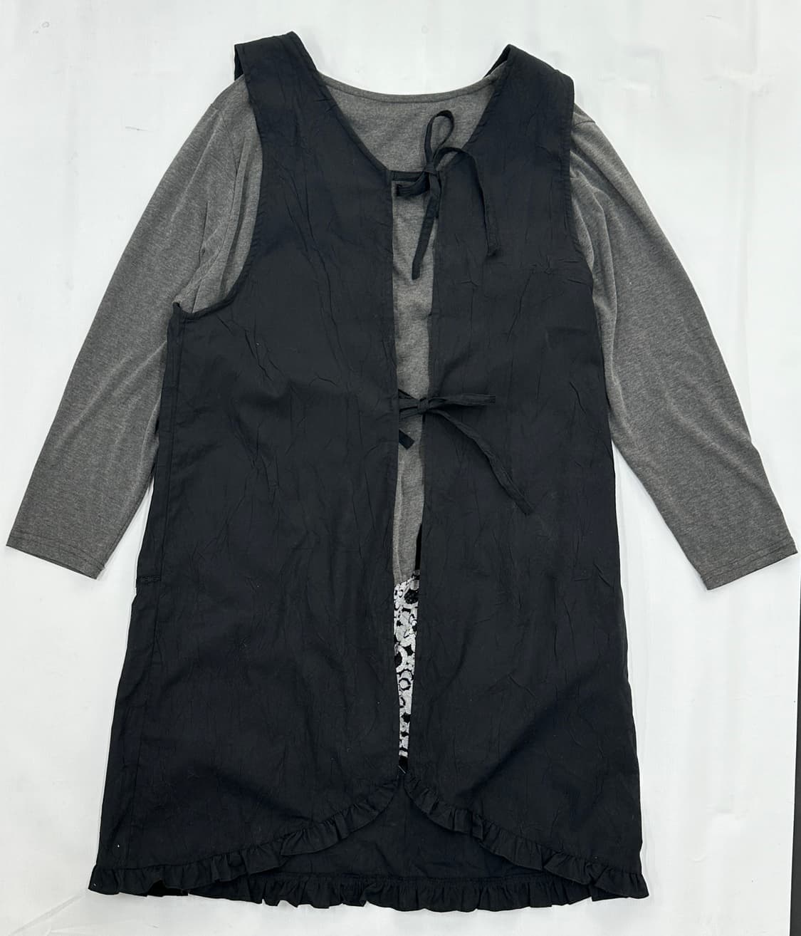 🐾하구미의 블랙 작업실 코디세트🐾 리본 지뢰계 히피 에스닉 그런지 상품이미지4