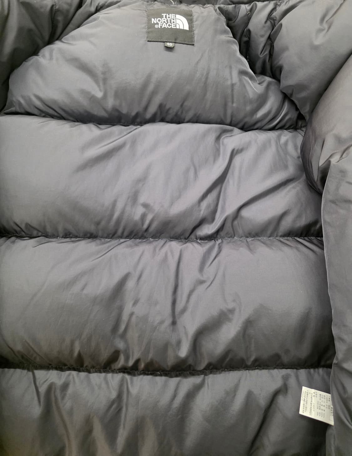 노스페이스700 눕시 블랙 구스다운 패딩조끼.   싸이즈 95 상품이미지5