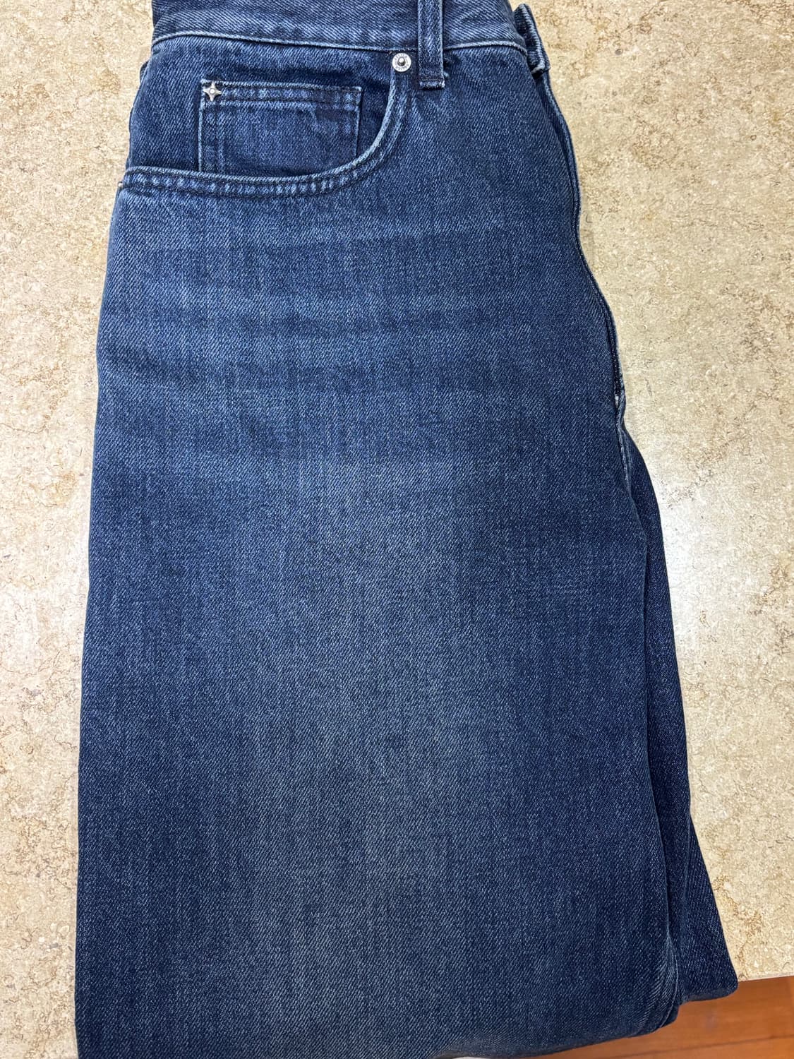 [W30/L32] 벨리에 트루 와이드 데님 미드나잇 인디고 상품이미지3