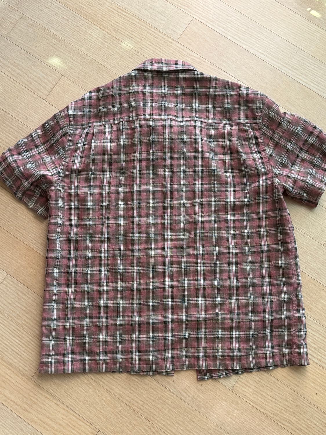 [M] 라브로스 폴 플레드 셔츠 레드 상품이미지4