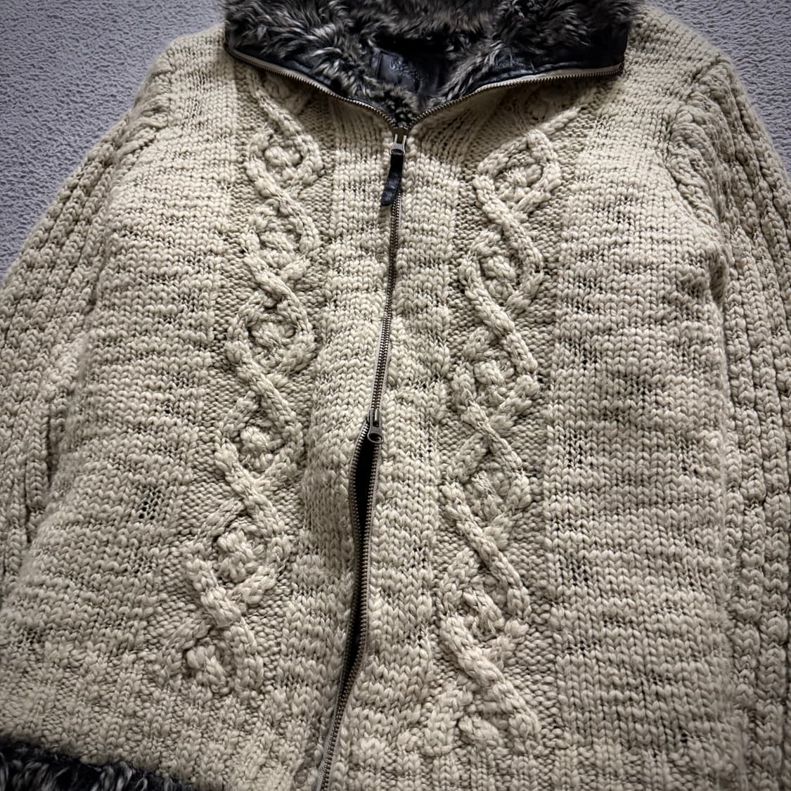 Mossimo knit fur jacket 상품이미지3