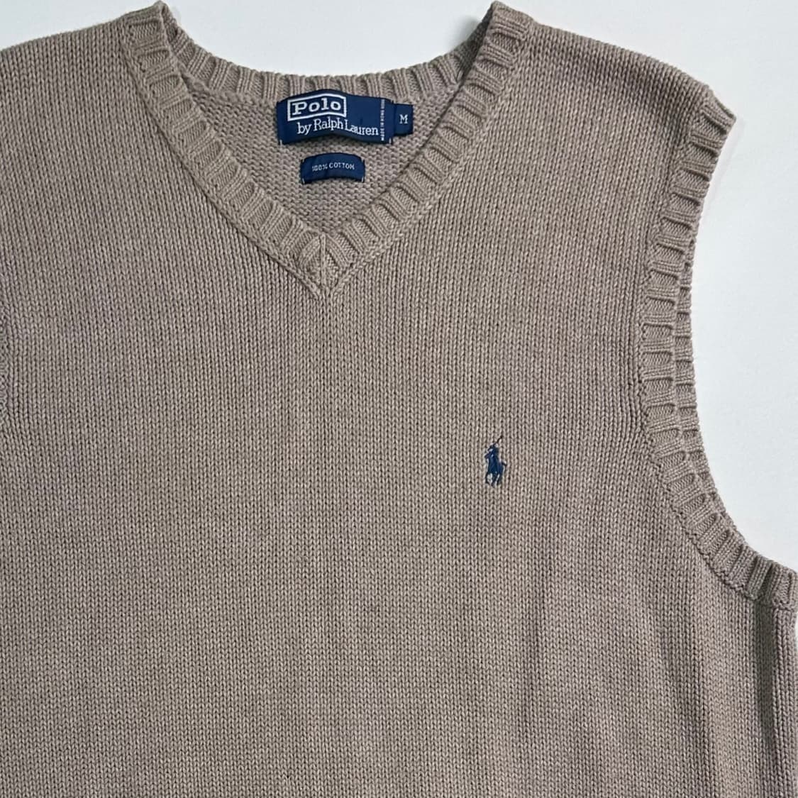 폴로 랄프로렌 베이지 코튼 베스트   상품이미지2