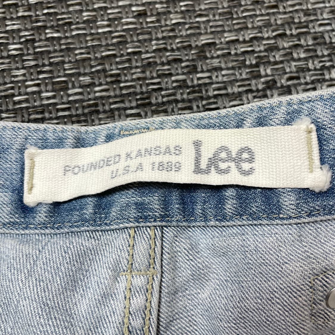 (32) Lee 연청 워싱 데님 팬츠 상품이미지6