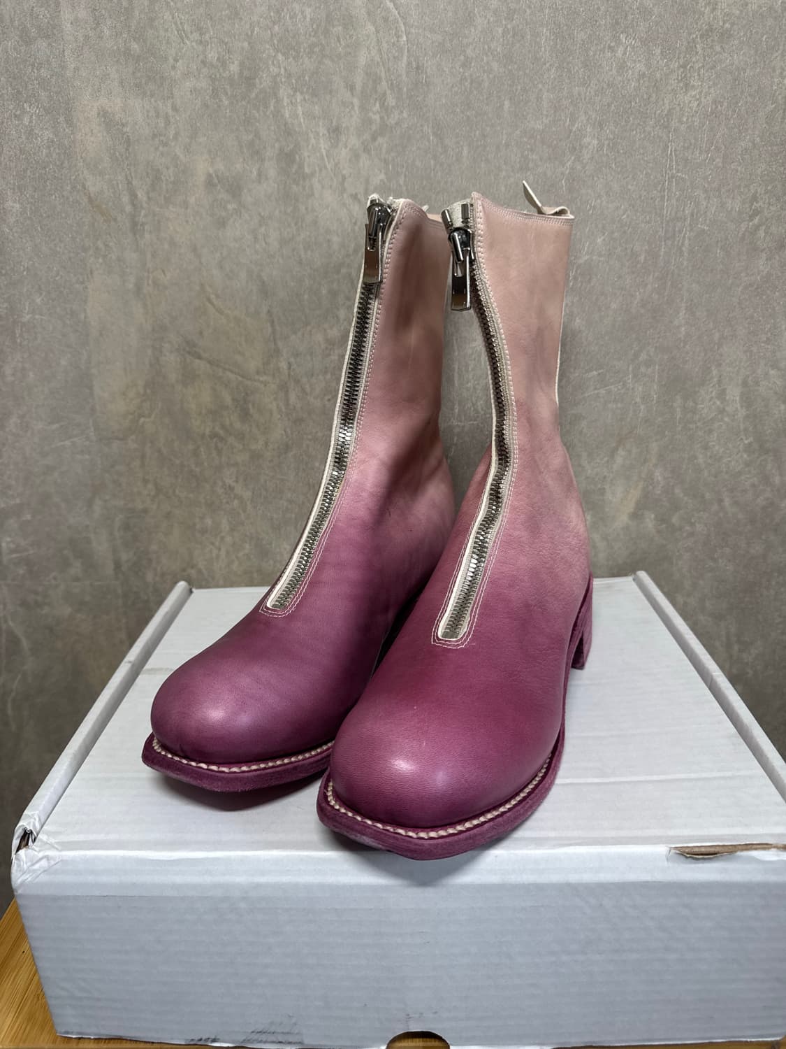 41 / 구이디 PL2 그라디언트 레더 부츠 상품이미지1