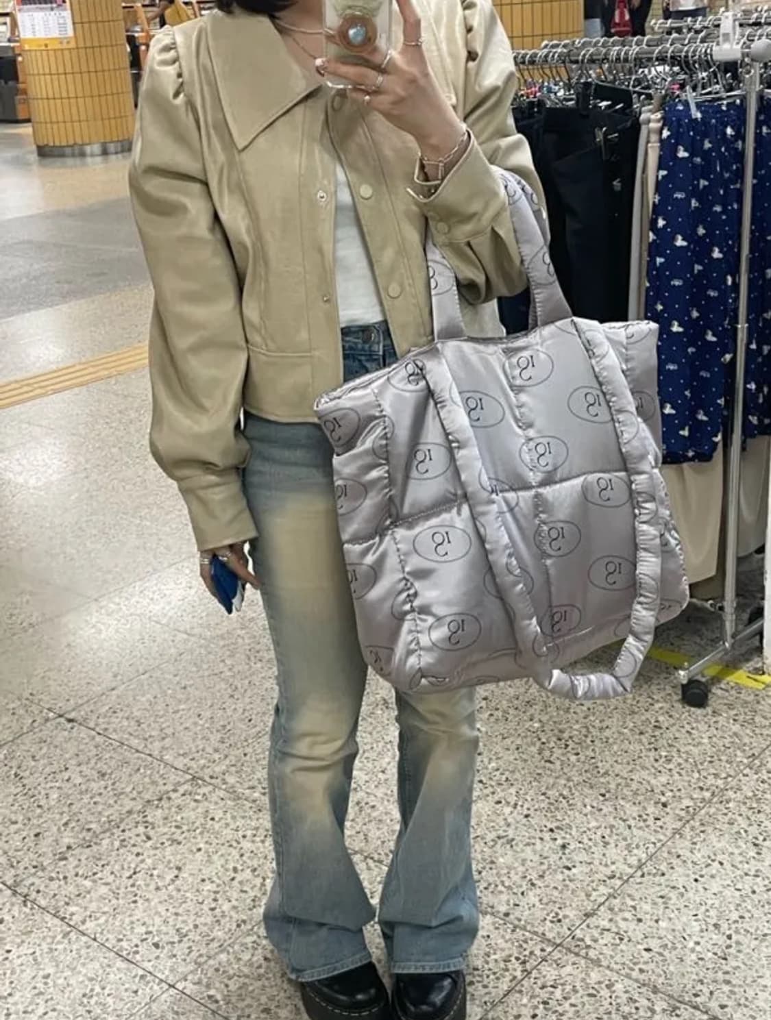 일리고 IG 소프트백 실버 상품이미지2