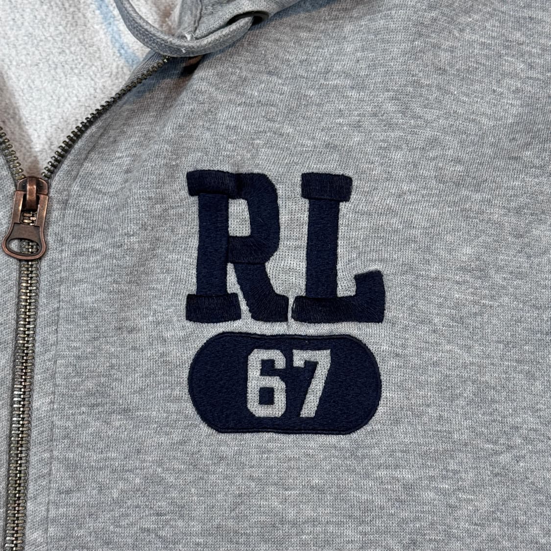 M) 폴로 랄프로렌 진스 RL67 그레이 후드 집업 상품이미지4