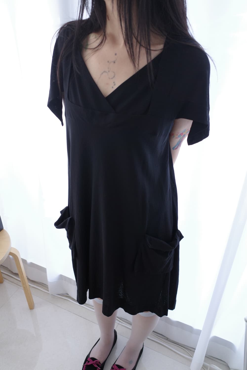 Unbalanced pocket Dress 상품이미지1