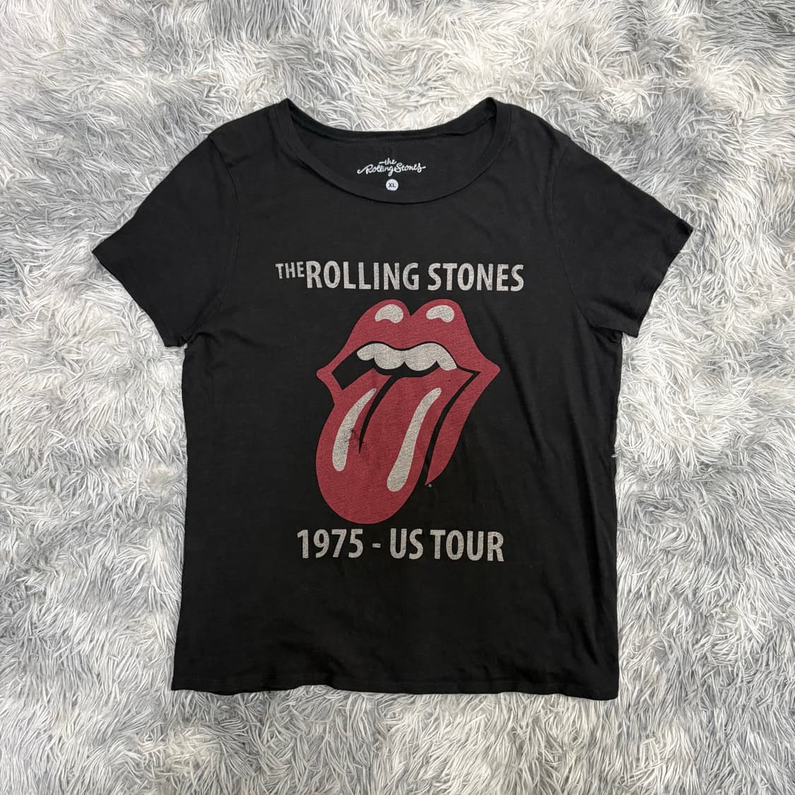 롤링스톤즈 1975 US Tour 티셔츠 faded 상품이미지1