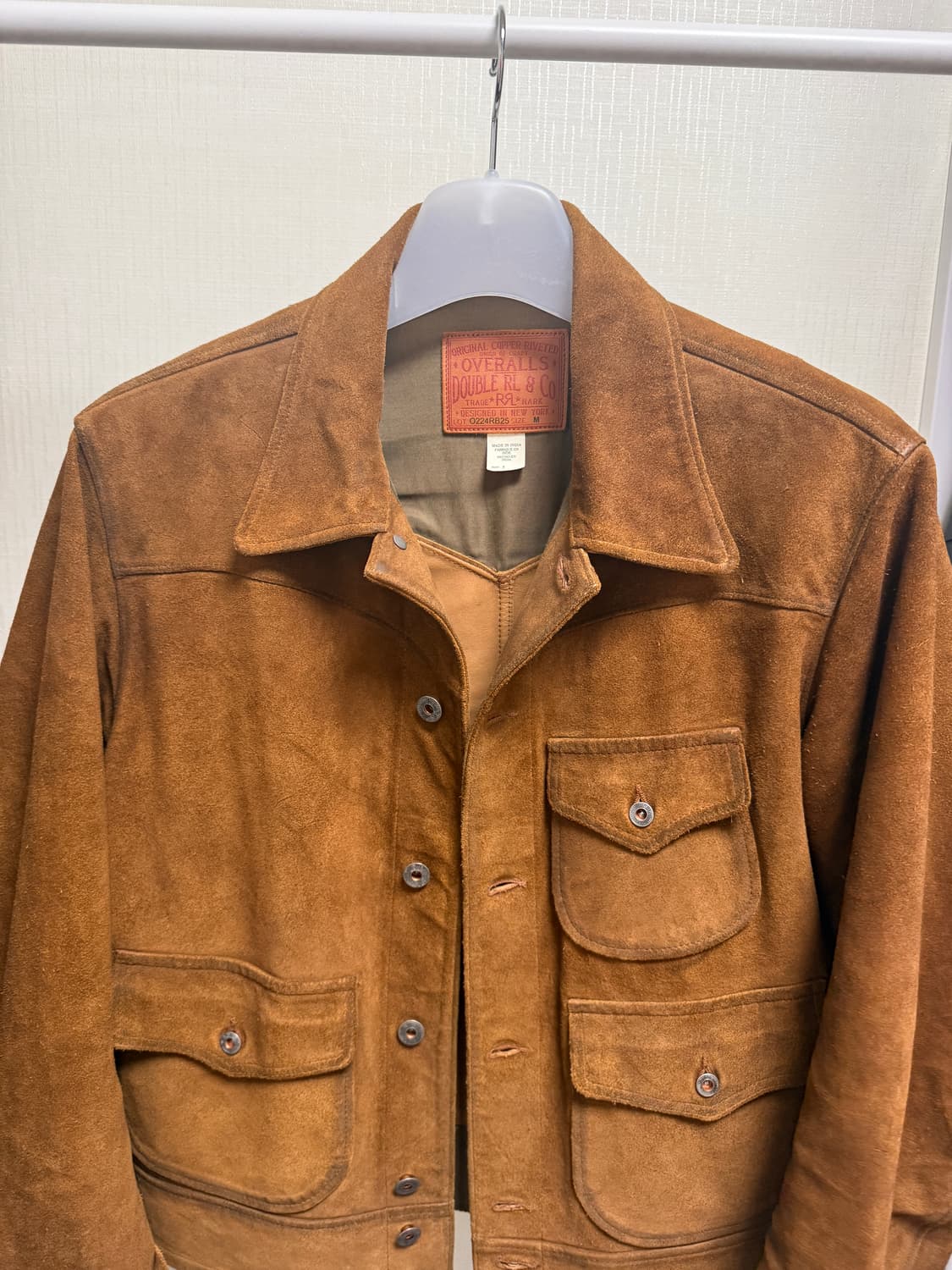 RRL 러프아웃 스웨이드 자켓 M 상품이미지3