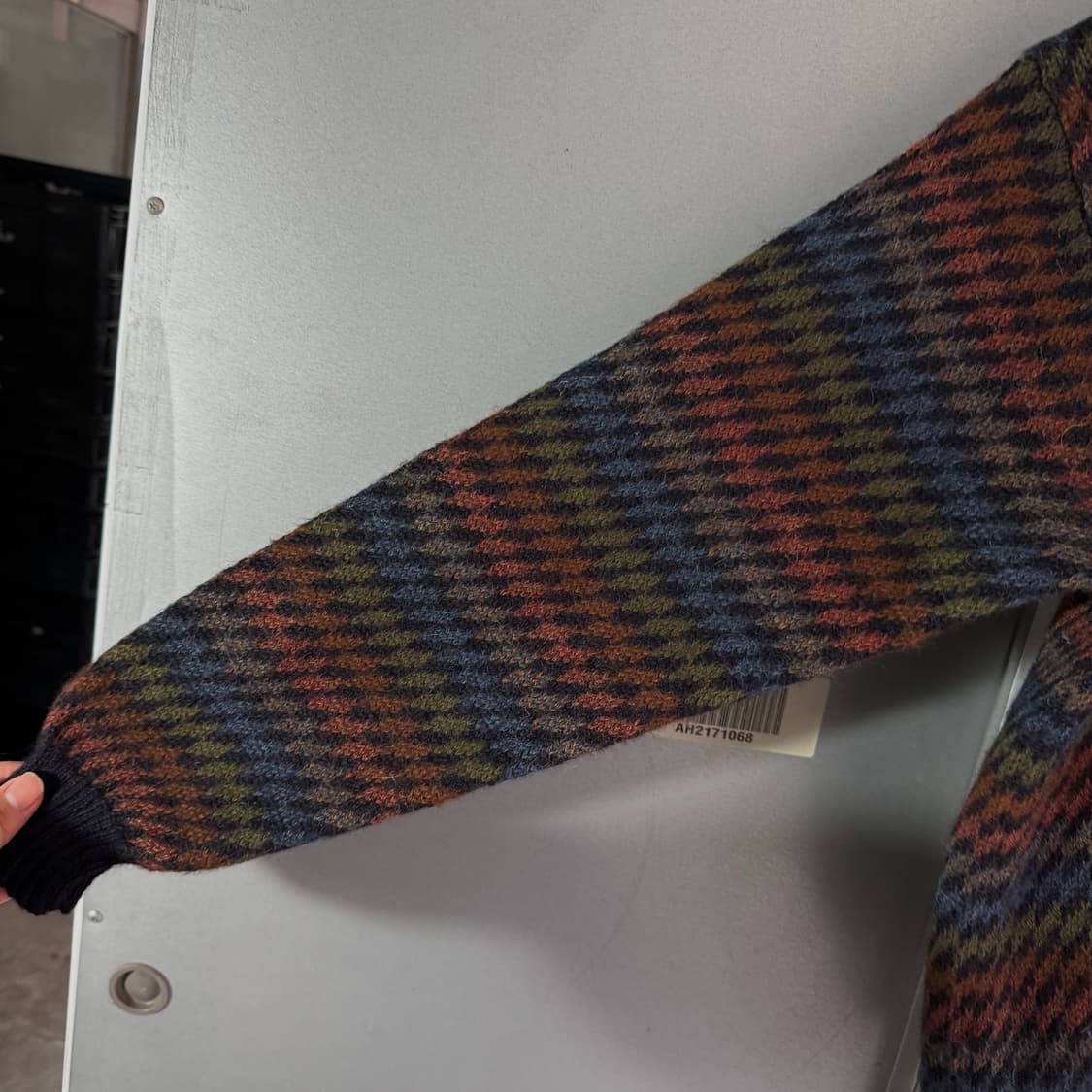 폴 스튜어트 PER 자카드 패턴 울 니트 상품이미지6