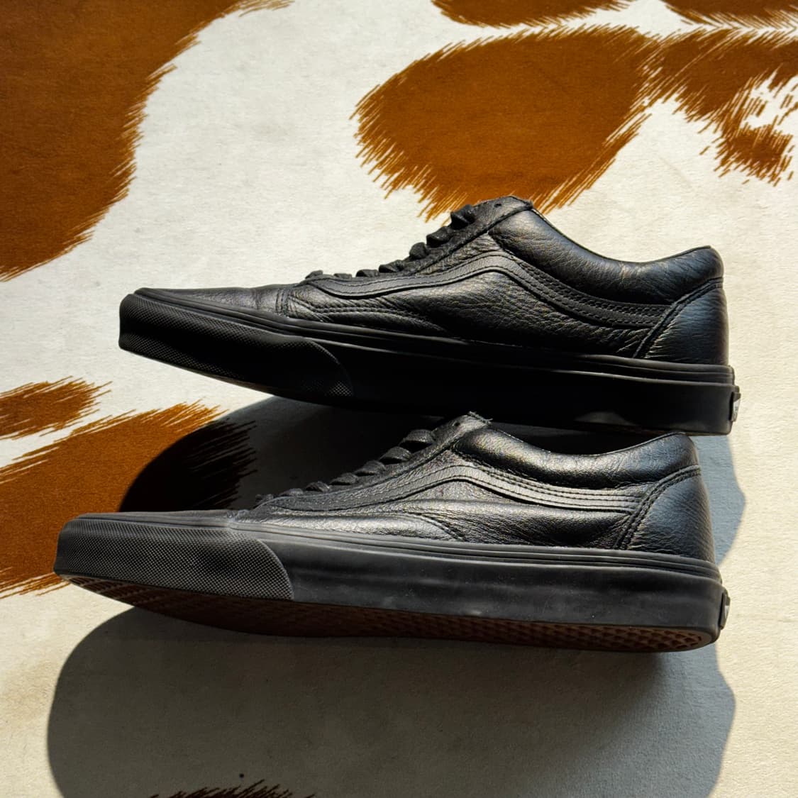 반스 올드스쿨 레더 블랙 (295) 상품이미지7