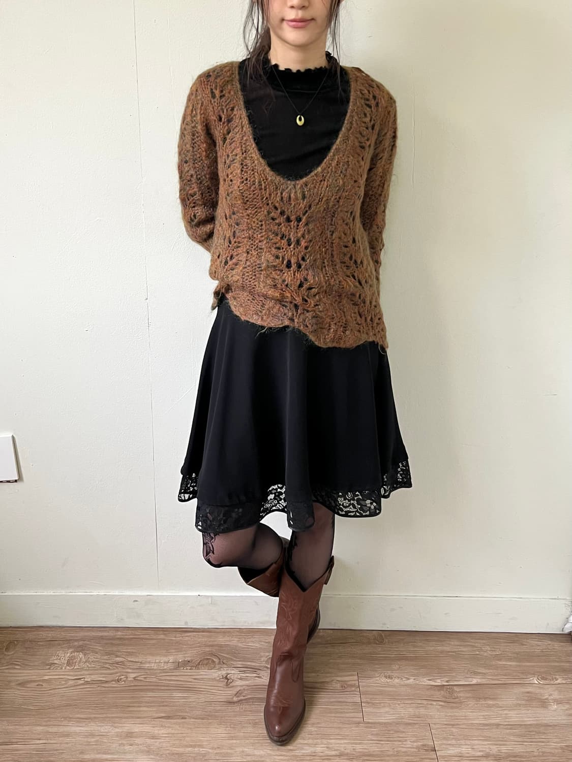 vingtrois 모헤어 시스루 스웨터 상품이미지6