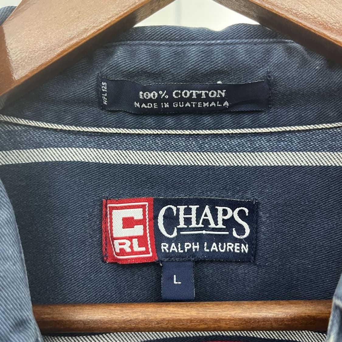 챕스 바이 랄프 로렌 레트로 90's 스트라이프 셔츠 L C10557 상품이미지5