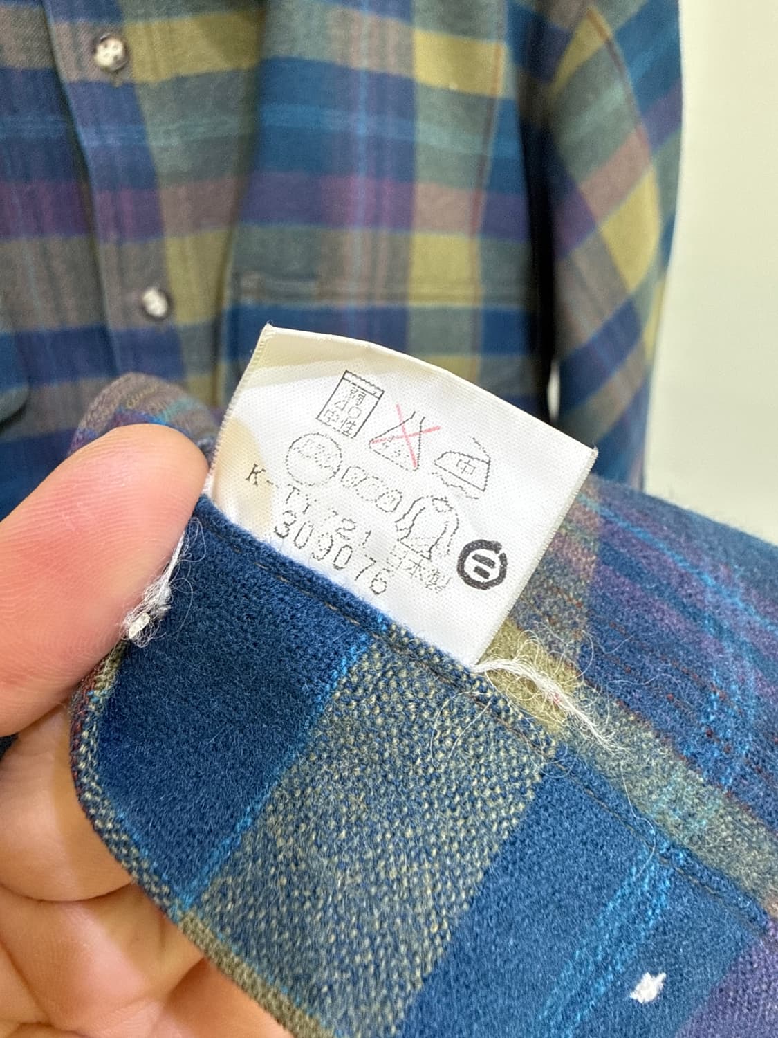 THE NORTH FACE (Made in Japan) 울 체크 셔츠 상품이미지8