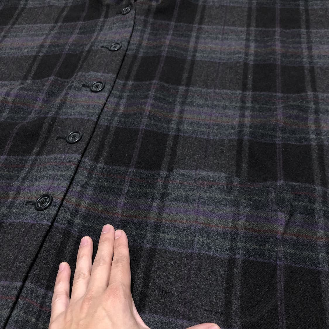 (ONE SIZE) 폴로 랄프로렌 POLO 체크 패턴 판초 머플러 상품이미지5