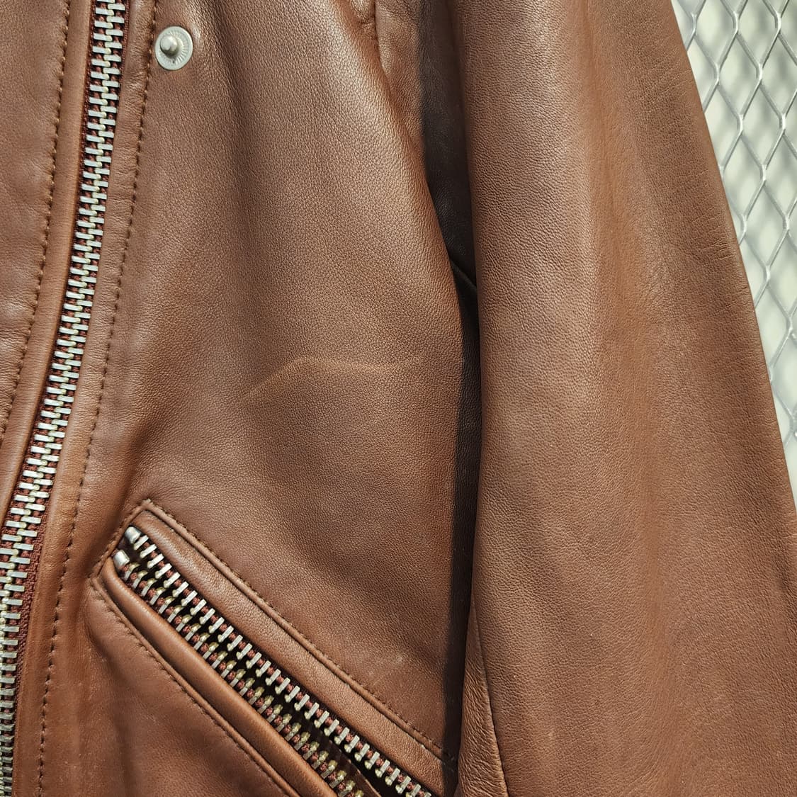 올세인츠 램스킨 바이커 쟈켓 상품이미지4