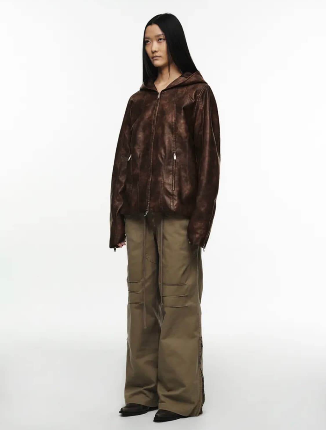 나체 overlap pintuck pants(unisex) 상품이미지2