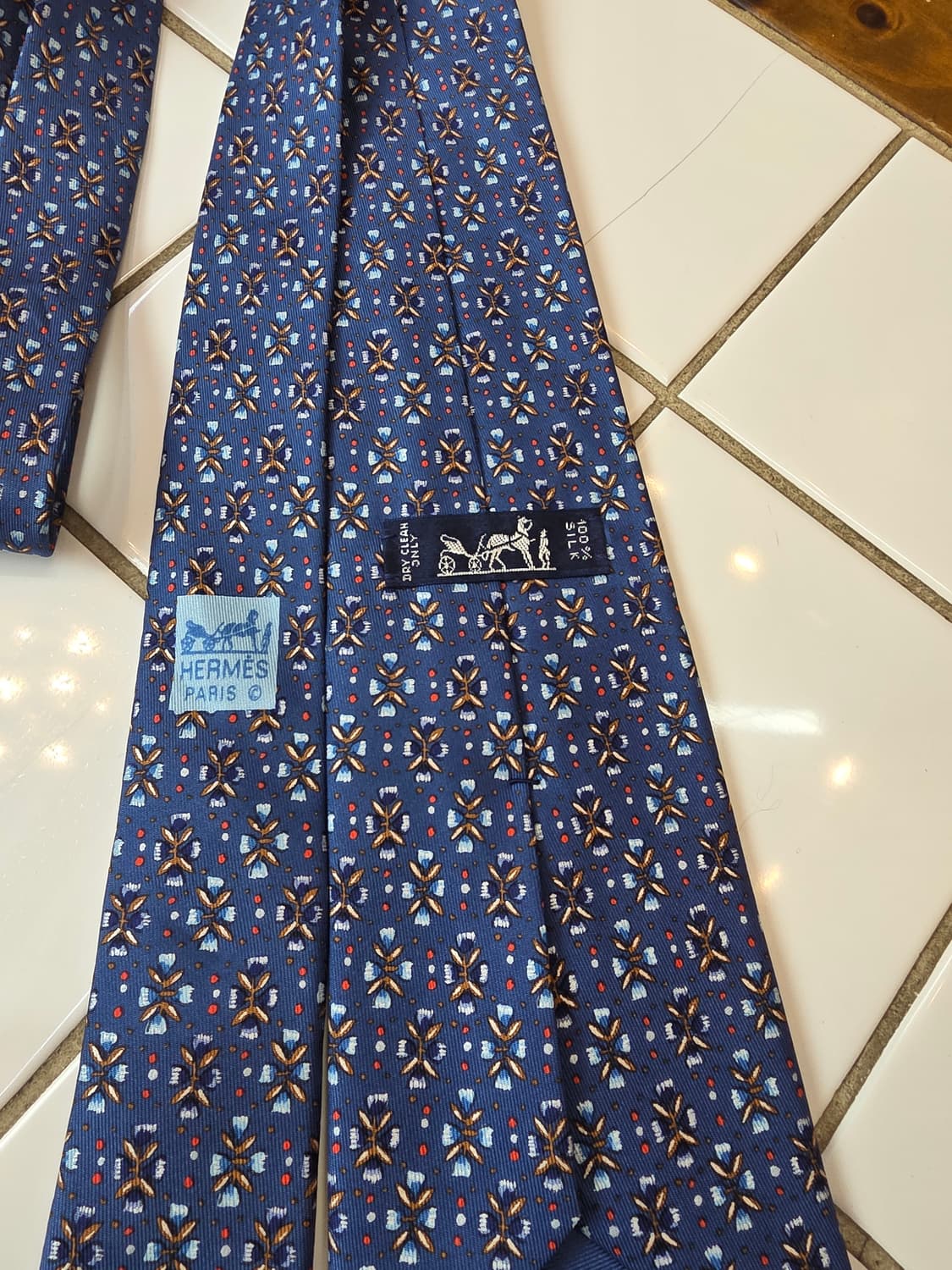 HERMES 실크넥타이 상품이미지2