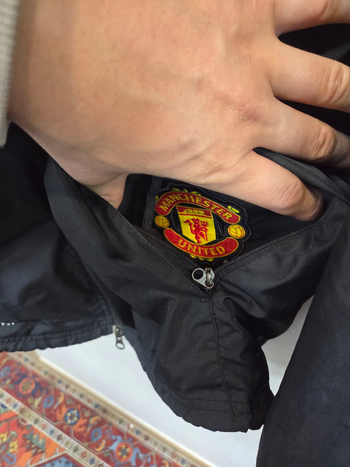 나이키 맨체스터 유나이티드 스톰핏 바람막이 후드자켓 s 상품이미지5