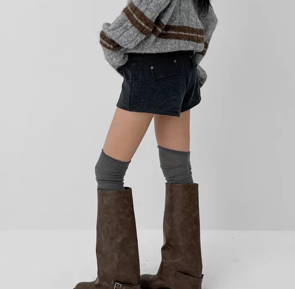 블랙업 [MADE] 제이티 밍크 로우 밴딩 숏팬츠 상품이미지2