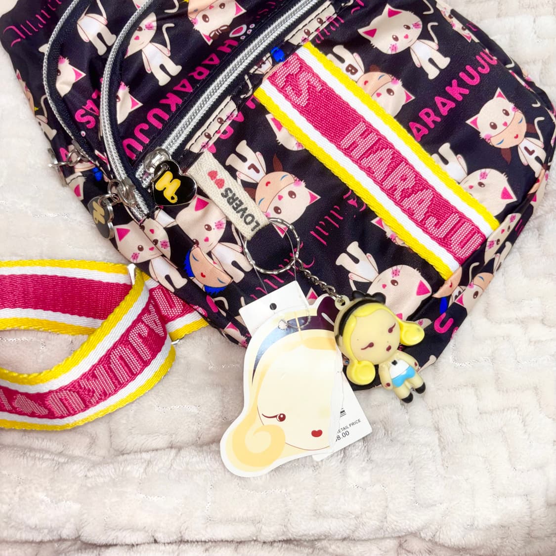 하라주쿠 러버스 미니 가방 헤이세이 데코라 핀터깔 상품이미지2