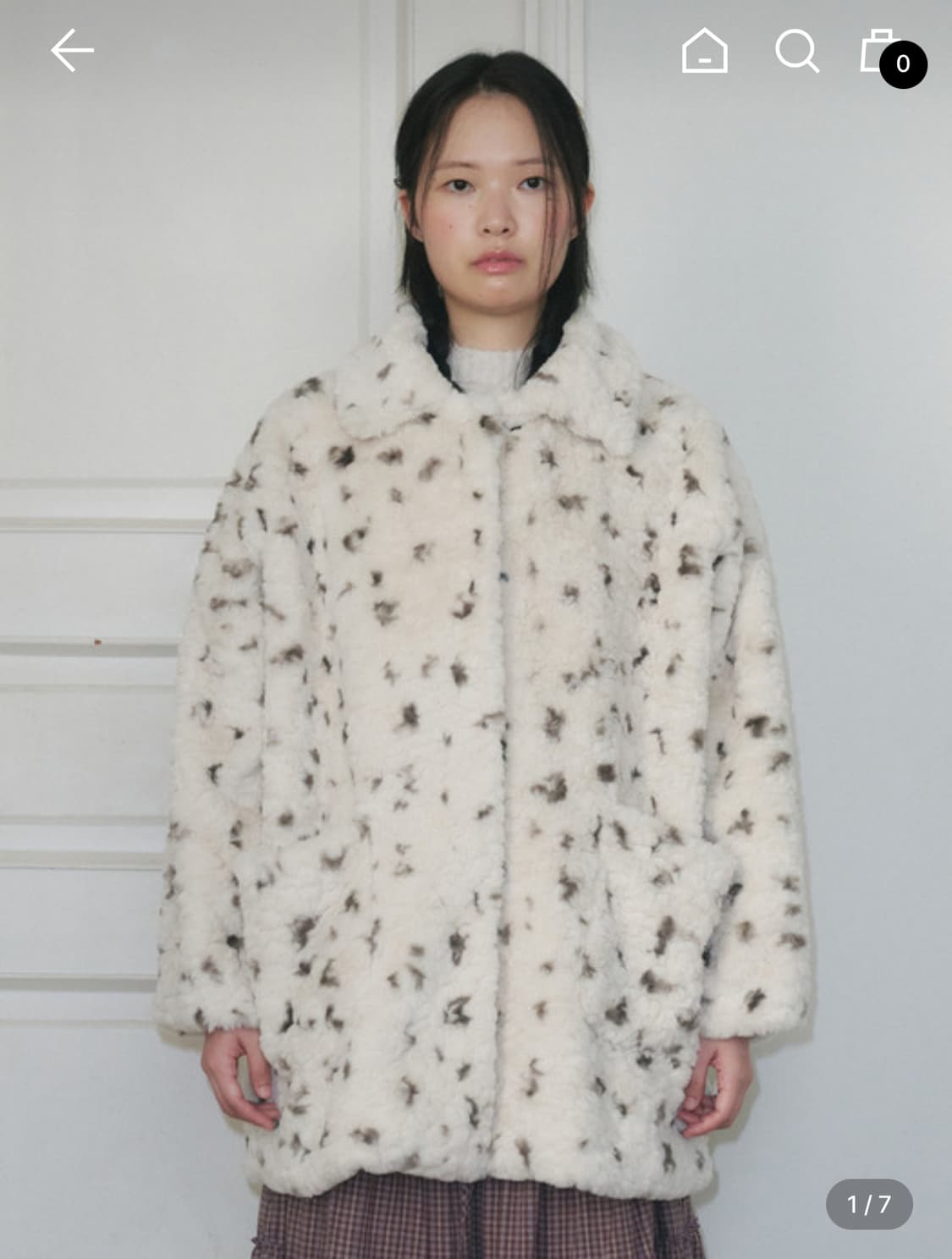 펀프롬펀 쿠키 퍼 하프코트 퍼자켓 상품이미지2