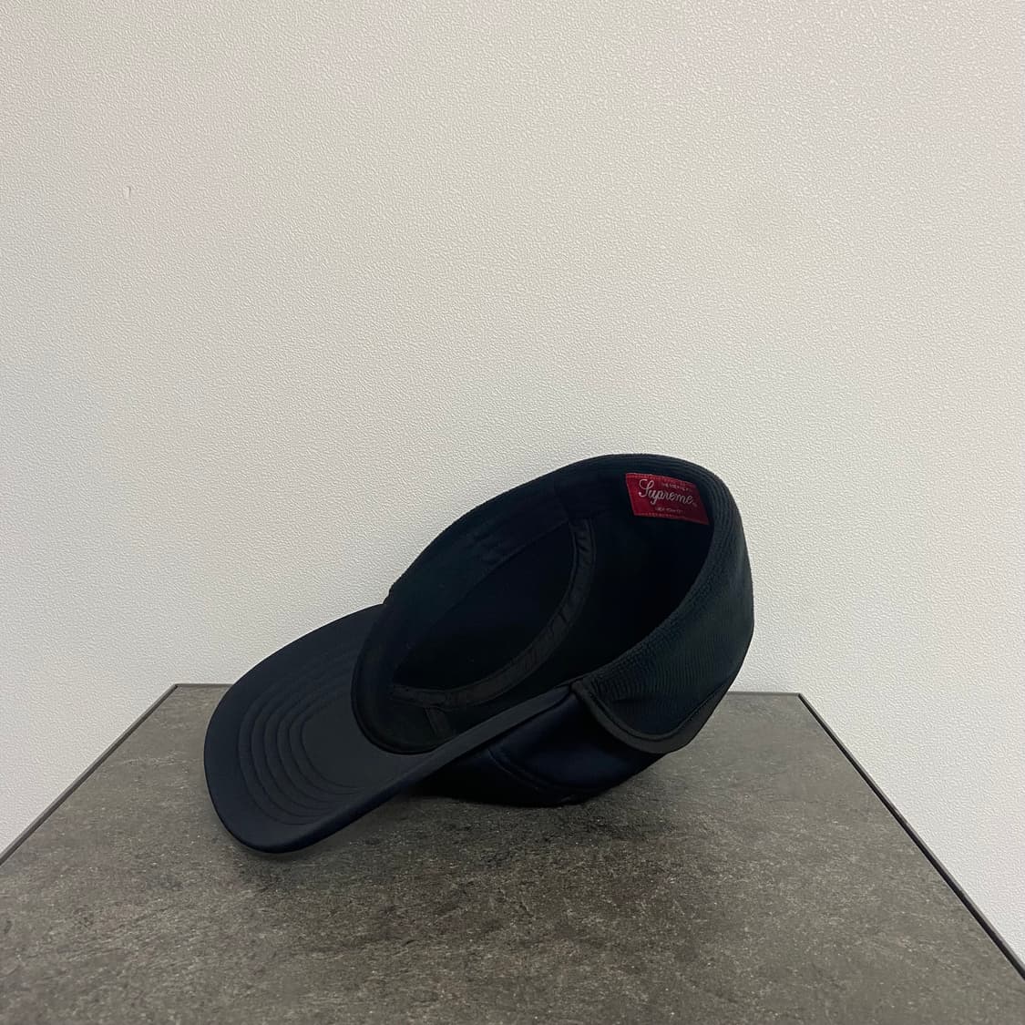 (OS) 슈프림 박스로고 이어플랩 캠프캡 모자 블랙 상품이미지6