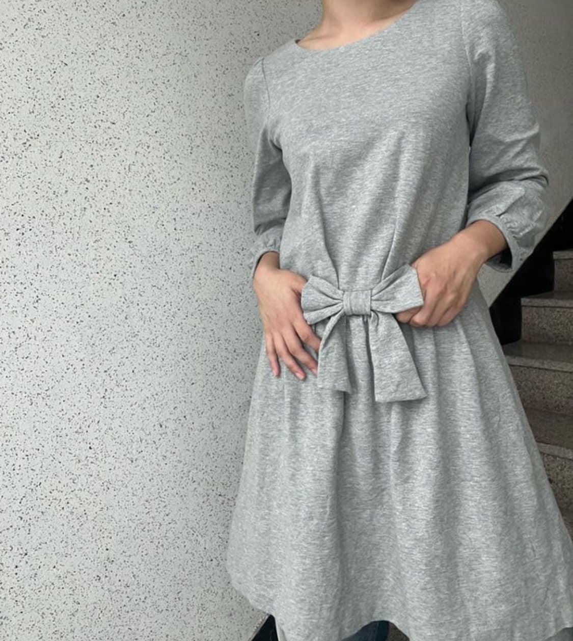 왕리본 원피스 상품이미지2