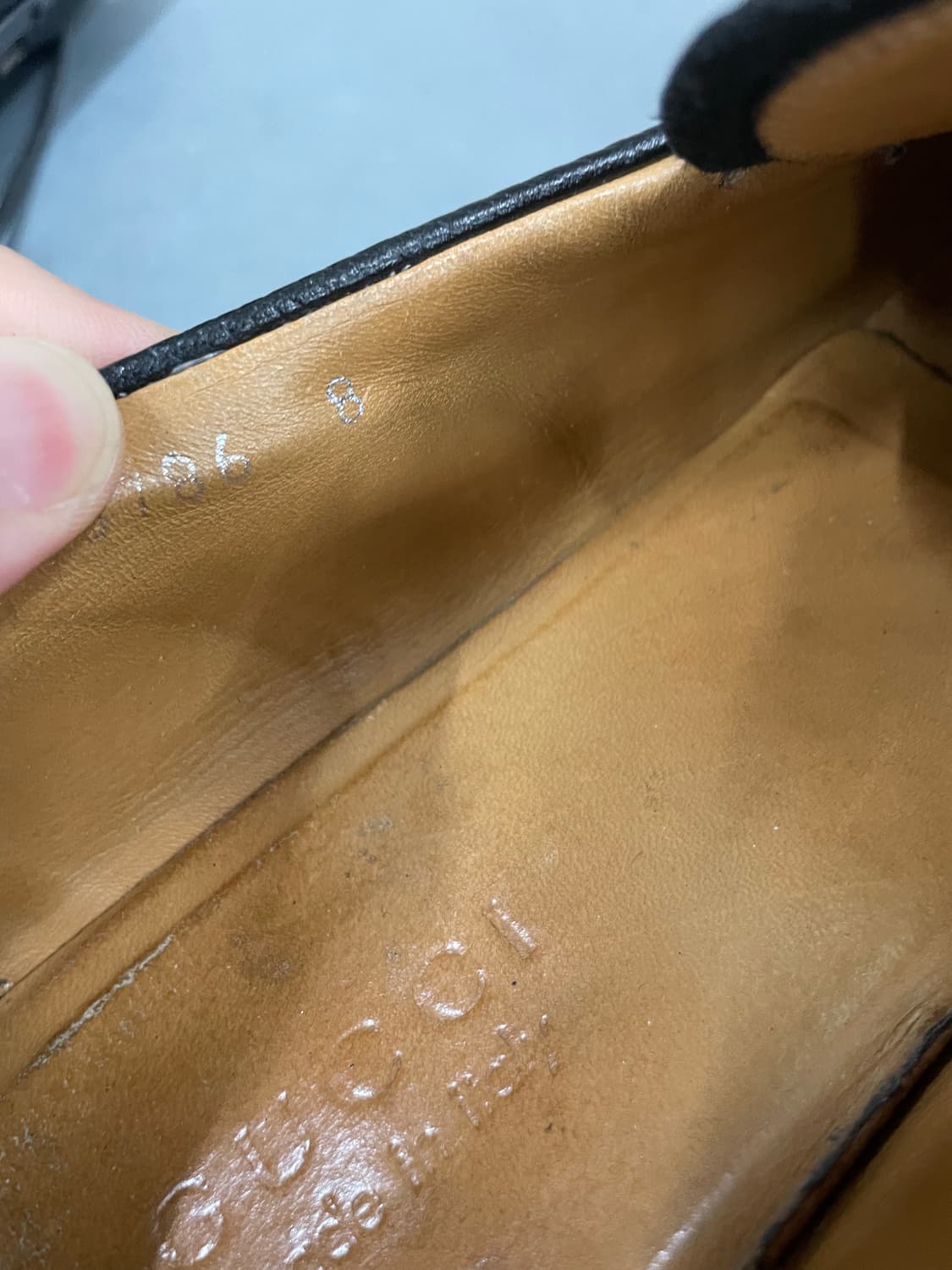 구찌 그레인 레더 로퍼 UK8 (gr-4435) 상품이미지7