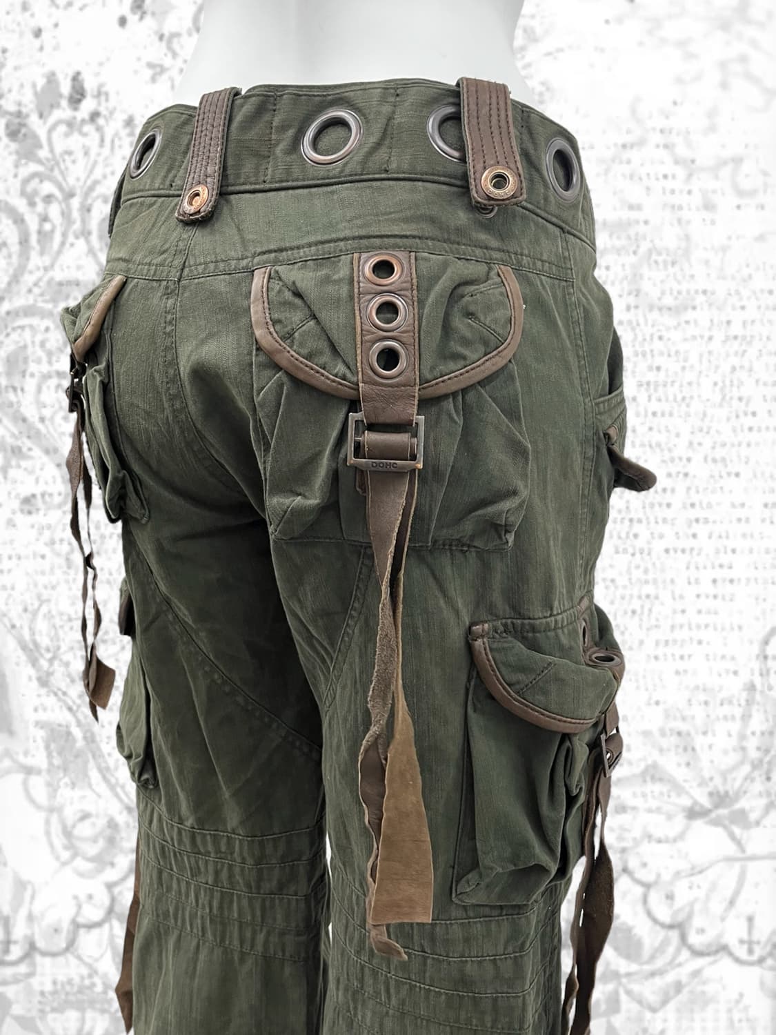 'DOHC' big eyelet pocket cargo pants  상품이미지6