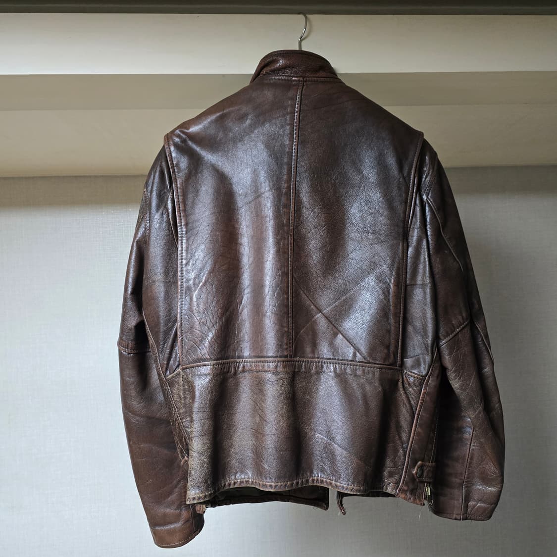 Lesco leather 70's 카페레이서 레더자켓 상품이미지2