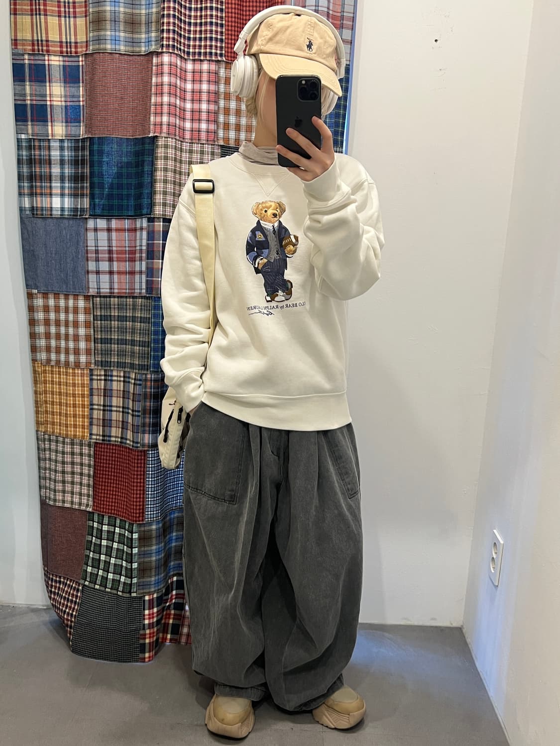 그레이 벌룬 데님 팬츠 상품이미지4