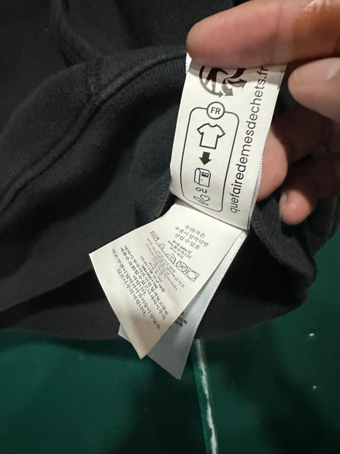 폴로 후드티 블랙 L 상품이미지3